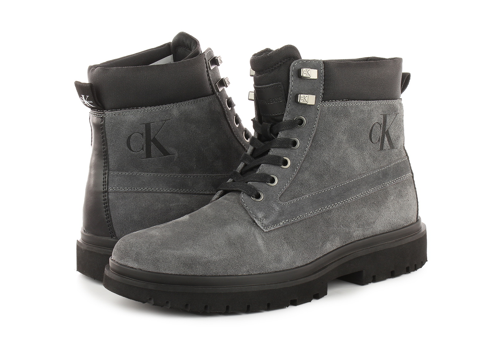 Calvin Klein Trapery - Bjorn 3c - YM00270-PCK - Obuwie i